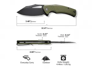 Civivi BullTusk Olive Drab G10 C23017-2