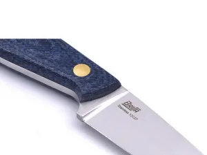Brisa (EnZo) Nôž Brisa Necker 70 Flat / Bluejeans Micarta / Kydex
