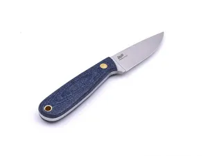 Brisa (EnZo) Nôž Brisa Necker 70 Flat / Bluejeans Micarta / Kydex