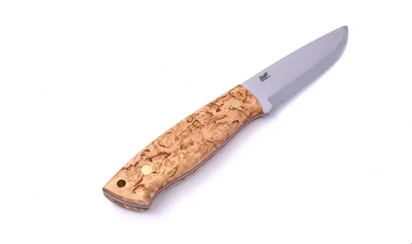 Brisa (EnZo) Nôž Brisa Trapper 95 Elmax Scandi / Stabilized Curly Birch / Sheath Bushcraft 95