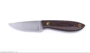 Brisa (EnZo) Nôž Brisa Bobtail 80 Flat / Bison Micarta / Multicarry