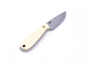 Brisa (EnZo) Nôž Brisa Necker 70 Flat / Ivory Micarta / Leather