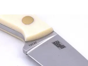 Brisa (EnZo) Nôž Brisa Necker 70 Flat / Ivory Micarta / Leather