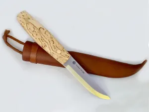 NKD - Nordic Knife Design Nôž NKD Korpi 90 Curly birch 14C28N