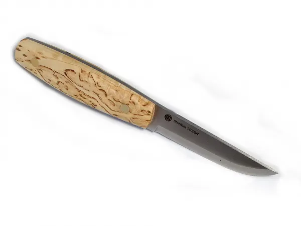 NKD - Nordic Knife Design Nôž NKD Korpi 90 Curly birch 14C28N