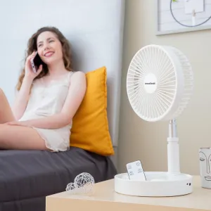 InnovaGoods Skládací stolní ventilátor Fandle s USB dobíjením