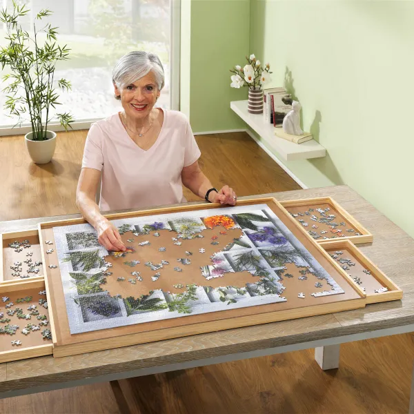 Haushalt International Třídící podložka na puzzle, 90 x 67 x 4,5 cm