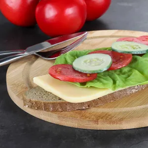 Haushalt International Bambusové kuchyňské prkénko, Ø 25 cm