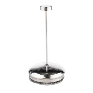 Haushalt International Skleněný french press se satinovanou nerezovou ocelí, 1 l