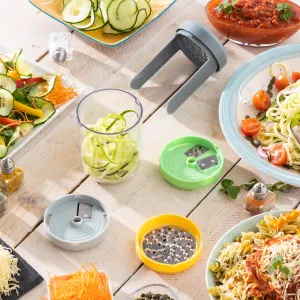 InnovaGoods Ruční spiralizér a kráječ zeleniny s recepty