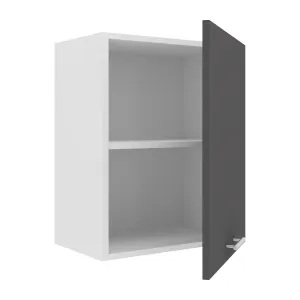 VCM Horní kuchyňská skříňka Esilo, 50 cm, antracit