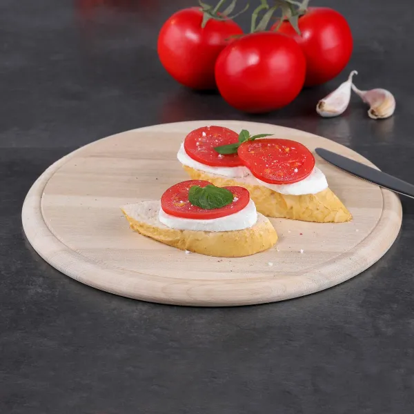 Haushalt International Dřevěné krájecí prkénko, Ø 25 cm