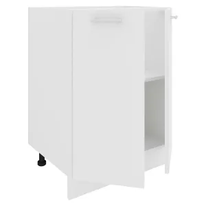 VCM Dolní kuchyňská skříňka Esilo, 60 cm, 2 dvířka, bílá