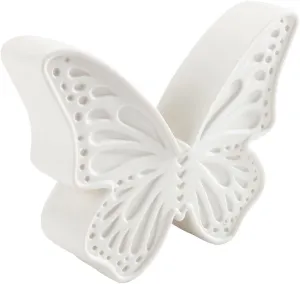 Weltbild Porcelánová LED dekorace Bílý motýl
