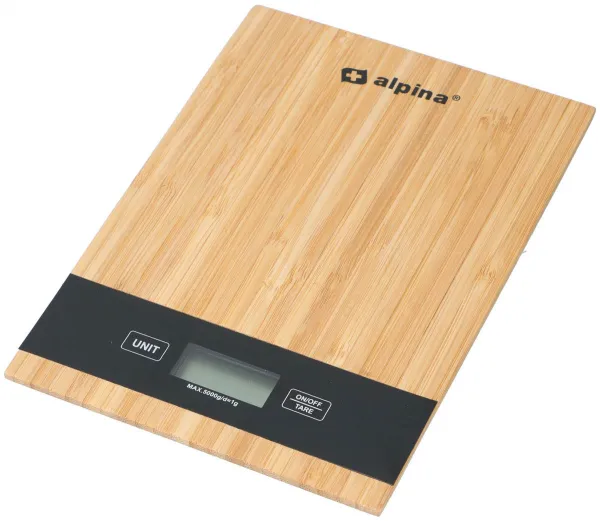 Alpina Digitální kuchyňská váha Bambus