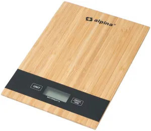 Alpina Digitální kuchyňská váha Bambus