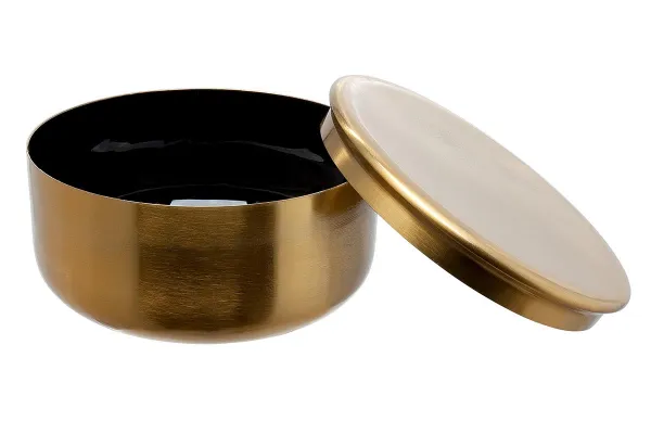 Gilde Kovová dóza Nero, 14 cm