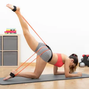 InnovaGoods Posilovací pás s odporovou gumou na nohy Bootrainer