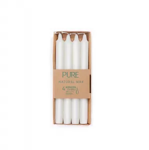 Weltbild Sada svíček Pure, 4 ks, přírodní
