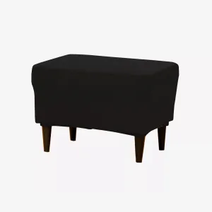 Potah na taburet Gisela, černý