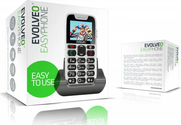 EVOLVEO EasyPhone EP-501
, biela