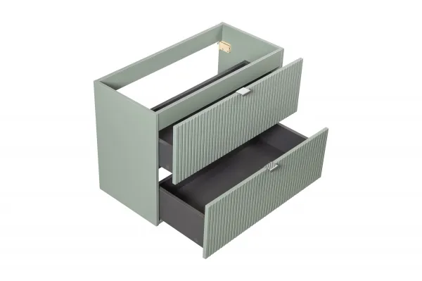 ArtCom Skrinka pod umývadlo LINE Reed Green 82-80-2S | 80 cm