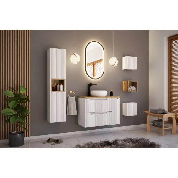 ArtCom Regál do kúpeľne NOVA Oak 83-27-Q