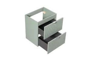 ArtCom Skrinka pod umývadlo LINE Reed Green 82-50-2S | 50 cm