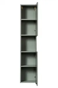 ArtCom Vysoká skrinka do kúpeľne LINE Reed Green 80-03-2D