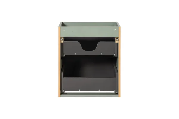ArtCom Skrinka pod umývadlo LINE Reed Green 82-50-2S | 50 cm