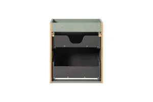 ArtCom Skrinka pod umývadlo LINE Reed Green 82-50-2S | 50 cm