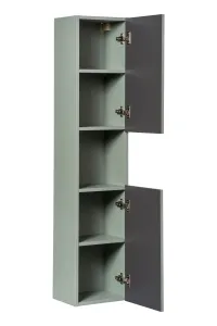 ArtCom Vysoká skrinka do kúpeľne LINE Reed Green 80-03-2D