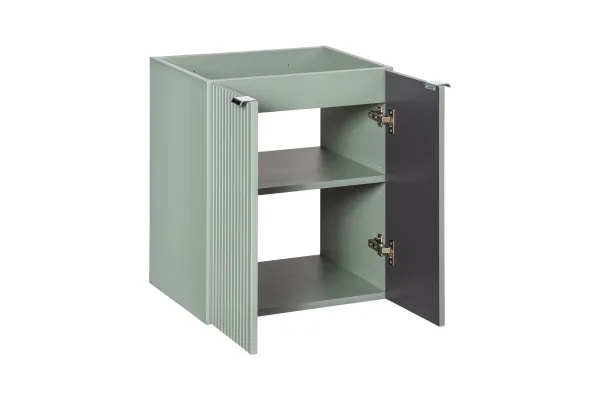 ArtCom Skrinka pod umývadlo LINE Reed Green 82-60-2D | 60 cm s dvierkami
