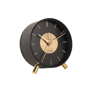 Karlsson 5919BK dizajnový budík 12 cm