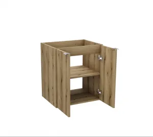 ArtCom Skrinka pod umývadlo NOVA Oak 82-50-2D | 50 cm s dvierkami