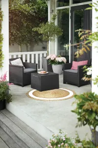 KETER Balkónový set ALODIA balcony box | cappuccino