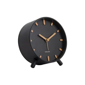 Karlsson 5943BK dizajnový budík 11 cm