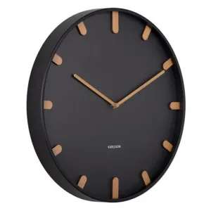 Karlsson 5942BK dizajnové nástenné hodiny 40 cm