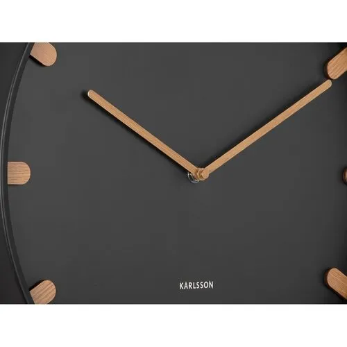 Karlsson 5942BK dizajnové nástenné hodiny 40 cm