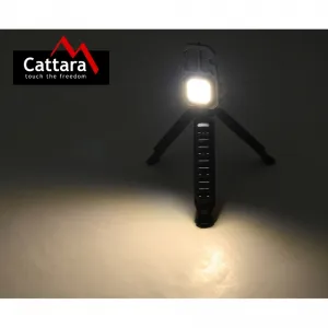 Cattara 13153 COB svietidlo so stojanom Multi Tripod, 600 lm