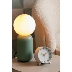 Karlsson 5943WH dizajnový budík 11 cm