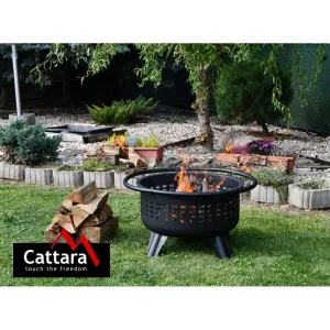 CATTARA Ohnisko MERAPI s poklopom, 80 x 80 x 62 cm