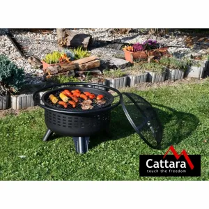 CATTARA Ohnisko MERAPI s poklopom, 80 x 80 x 62 cm
