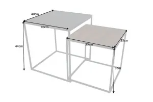 Konferenčný stolík 2 ks KRONOS Dekorhome