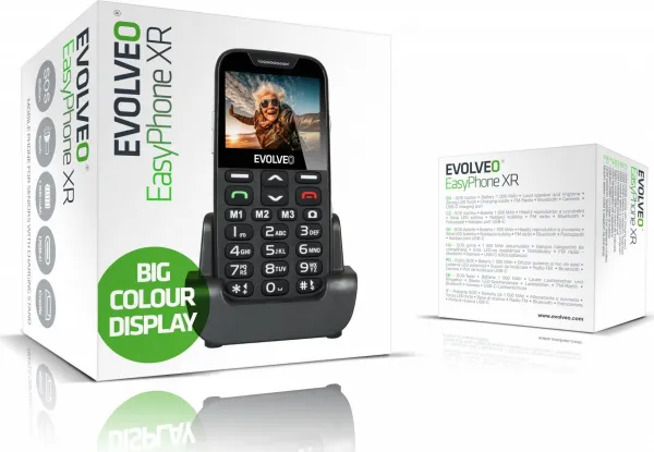 EVOLVEO EasyPhone XR
, čierna