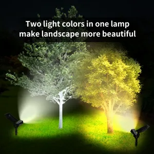 LED solárna lampa DUAL-WHITE - Balenie 2ks