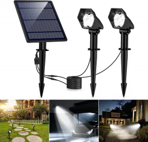 LED solárne lampy 3000K SET