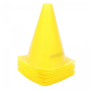 Gorilla Sports Kužele 17 cm, 10 ks, žlté