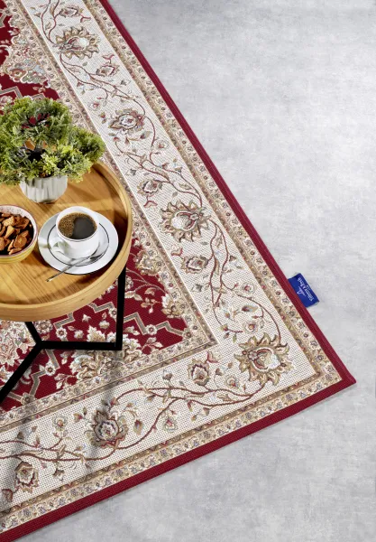 Villeroy & Boch - Hanse Home koberce Kusový koberec Villeroy & Boch 106057 Red, Cream – na von aj na doma - 160x235 cm