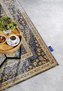 Villeroy & Boch - Hanse Home koberce Kusový koberec Villeroy & Boch 106065 Antracite, Gold – na von aj na doma - 160x235 cm